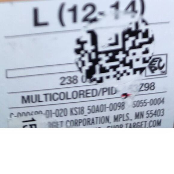 ‎Xhilaration Multi Color Bikini White Pink Flowers L NEW - Picture 6 of 6